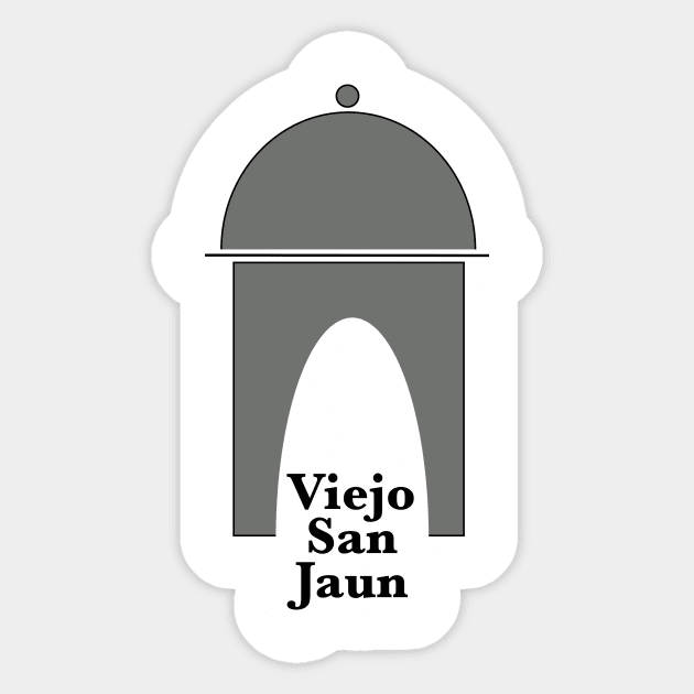 Viejo San Juan Sticker by GdotArroyo